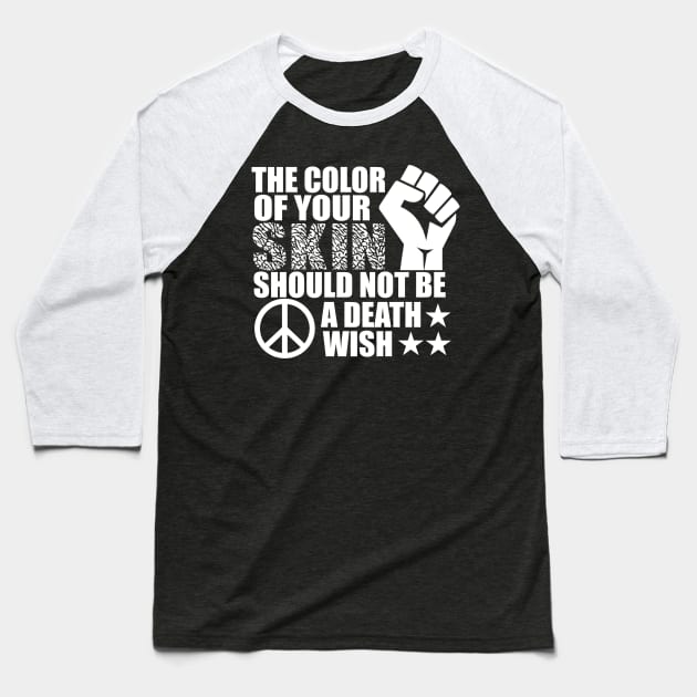 Black Lives Matter Baseball T-Shirt by Rise And Design